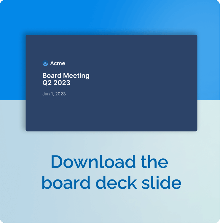 Sample board deck